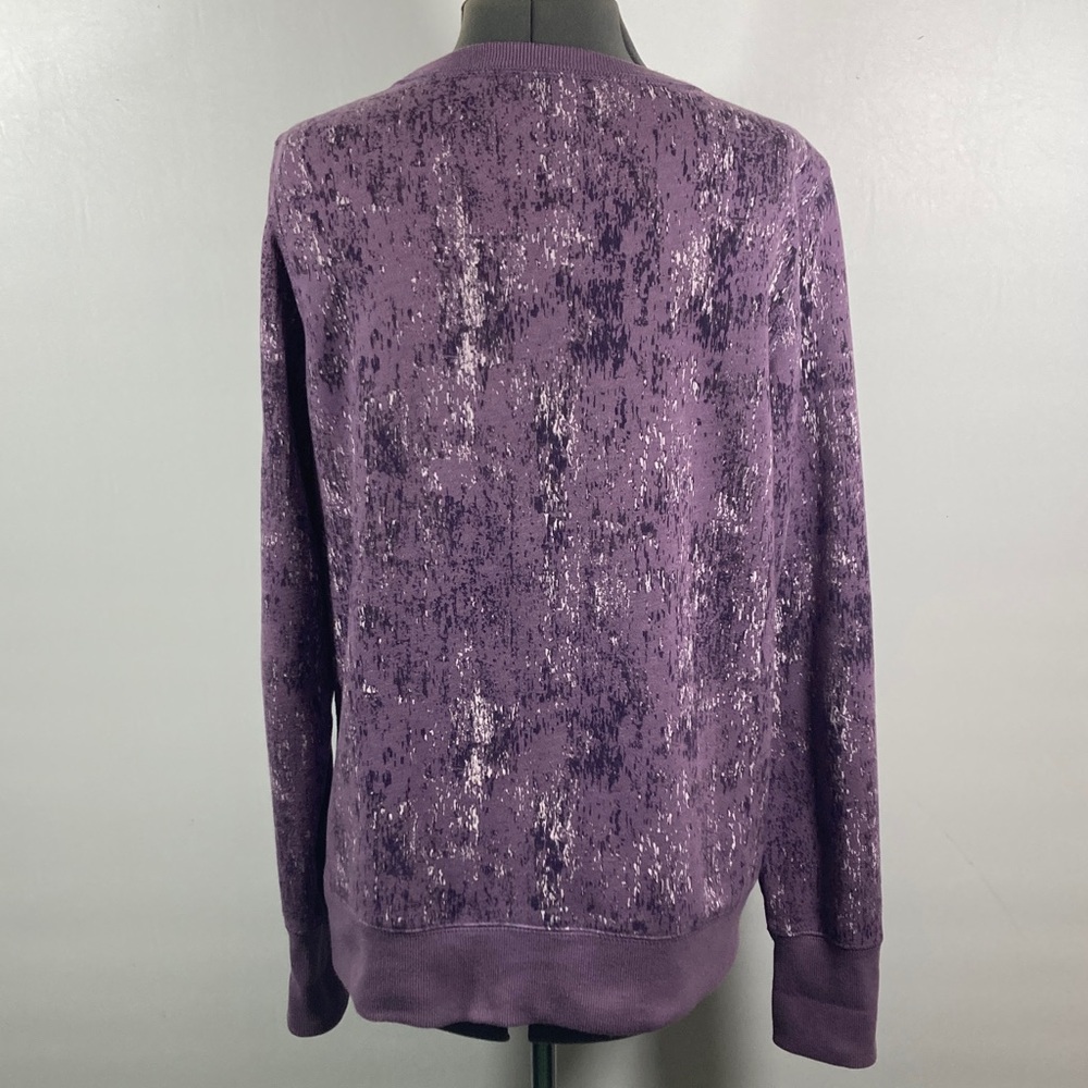 Tek Gear Fleece Pull Over Women Size Large Soft Cozy Lavender Thumb Holes - Picture 6 of 8